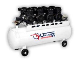 COMPRESORES JAFER UNIAR GD3100/3 - COMPRESOR DE MEMBRANAS SILINCIOSO 3CV 100 L 8 BARES 360 L/MI