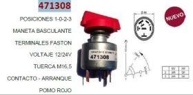 COBO 471308 - LLAVE CE CONTACTO SIN LLAVE CON MANDO ROJO