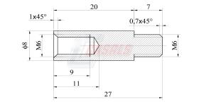 Material vario A632 - PROLONGADOR 20 MM M6