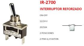 COBO IR2700 - INTERRUPTOR ON-OFF 12-24V