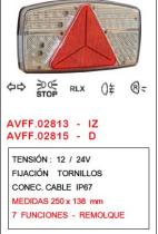 COBO AVFF02813 - PILOTO POSTERIOR REMOLQUE DER LED