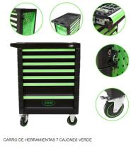 JBM 53904 - CARRO HERRAMIENTAS 7 CAJONES COLOR VERDE
