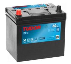 Exide TL605 - BATERÍA TUDOR TL605 EFB - 12V - 60AH - 520A - EFB - START-ST