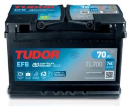 Exide TL700 - BATERÍA TUDOR START STOP EFB TL700 70AH