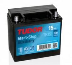 Exide TK151 - BATERÍA TUDOR TK151 - AGM - 12V - 15AH - 200A