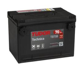 Exide TB708 - BATERÍA TUDOR TB708 12V - 70AH - 740A