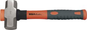 Egamaster Art in innovation 38074 - MACETA OCTOGONAL 3,5 KG MANGO FIBRA DE VIDRIO INOX SS420