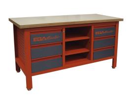 Egamaster Art in innovation 51578 - MESA DE TRABAJO 1690 X 600 X 865 MM ( 6 CAJONES  COMPARTIMEN