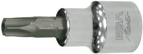 Egamaster Art in innovation 53076 - PUNTA ATORNILLADORA CON VASO 3/8'' - TAMPER TORX TT-60