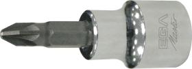 Egamaster Art in innovation 53107 - PUNTA ATORNILLADORA CON VASO 1/2'' - POZIDRIV PZ-1