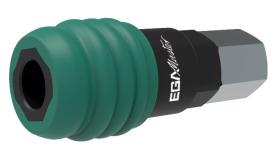 Egamaster Art in innovation 58670 - ACOPLE NEUMATICO RÁPIDO DE SEGURIDAD HEMBRA 1/4'' TIPO HOLAN