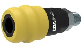 Egamaster Art in innovation 58674 - ACOPLE NEUMATICO RÁPIDO DE SEGURIDAD MACHO 1/4'' TIPO ESPAÑO