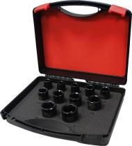 Egamaster Art in innovation 60693 - JUEGO DE 10 LLAVES DE VASO DE IMPACTO DE 1/2'' (13 - 30 MM )