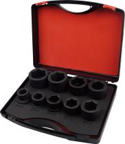 Egamaster Art in innovation 61276 - JUEGO DE 9 LLAVES DE VASO DE IMPACTO 1'' (1'' - 2'') SERIE L
