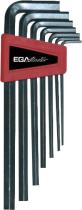 Egamaster Art in innovation 61512 - JUEGO DE 7 LLAVES HEXAGONALES (2,5 - 10 MM) SERIE LARGA EGA