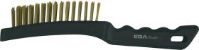 Egamaster Art in innovation 61580 - CEPILLO SOLDADURA M/PLASTICO 4 FILAS ACERO LATONADO