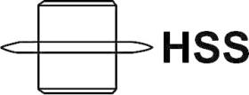 Egamaster Art in innovation 64131 - CUCHILLA (HSS) PARA ROSCAMATIC