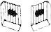 Egamaster Art in innovation 64352 - JUEGO GARRAS INFERIORES P/TORNILLO BANCO 3'' REF. 61204