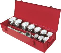 Egamaster Art in innovation 65041 - JUEGO DE 14 PZAS. LLAVES DE VASO 1'' (36 - 80 MM) 6 CANTOS