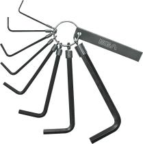 Egamaster Art in innovation 65352 - JUEGO DE 8 LLAVES HEXAGONALES (1,5 - 8 MM) EN ANILLA EGA