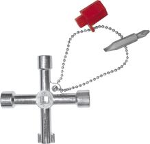 Egamaster Art in innovation 65866 - LLAVE PARA ARMARIO CON BOCA CUADRADA DE 6 Y 8 MM