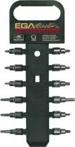 Egamaster Art in innovation 66800 - JUEGO DE 9 PUNTAS ATORNILLADORES DE VASO 3/8'' - TORX T10 -
