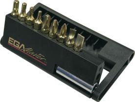 Egamaster Art in innovation 66950 - JUEGO DE 10 PCS- PUNTAS PHILLIPS-POZIDRIV-TORX  ADAPTADOR