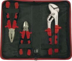 Egamaster Art in innovation 68476 - JUEGO- 3  ALICATE TITACROM ® BIMAT  TENAZA PICO  EN ESTUCHE