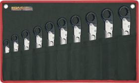Egamaster Art in innovation 68582 - JUEGO DE 10 LLAVES DE CARRACA PARA RACORES 10-27 MM
