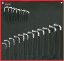 Egamaster Art in innovation 68603 - JUEGO 22 LLAVES DE PIPA ABIERTAS 12 X 6  (8 - 32 MM) CROMADO