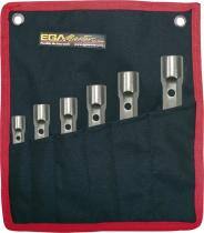 Egamaster Art in innovation 69272 - JUEGO DE 8 LLAVES TUBO DOBLE  BOCA 6-7/20-22 MM TITACROM®
