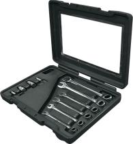 Egamaster Art in innovation 69866 - JUEGO 10 PZAS. LLAVES COMBINADAS DE CARRACA REV. MASTERGEAR
