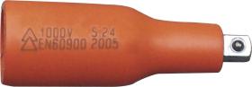 Egamaster Art in innovation 73285 - ADAPTADOR 3/8'' (HEMBRA) - 1/4'' (MACHO) 1000 V L: 68 MM