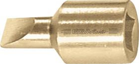 Egamaster Art in innovation 73709 - PUNTA PLANA CON VASO 1/2'' - 13 X 2 MM ANTICHISPA CU-BE