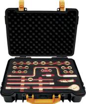 Egamaster Art in innovation 74272 - JUEGO DE  27 LLAVES DE VASO 1/2'' 10 - 32 MM ANTICHISPA AL-B