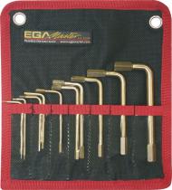 Egamaster Art in innovation 74352 - JUEGO DE 10 LLAVES HEXAGONALES 1,5 - 10 MM ANTICHISPA CU-BE