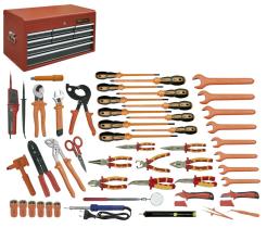 Egamaster Art in innovation 76527 - JUEGO DE ELECTRICIDAD 49 PZAS. EN COFRE ( PULGADAS) 1000 V