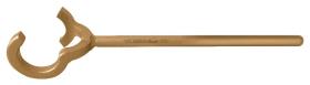 Egamaster Art in innovation 79965 - LLAVE DE VALVULA TIPO Q 2.7/16'' L:550 MM CON MANGO MOLETEAD