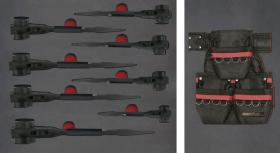 Egamaster Art in innovation AD500707 - BANDEJA DE 9 PZAS. PARA JUEGO DE HERRAMIENTAS ANTIDROP ACO C