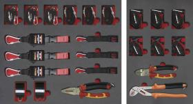 Egamaster Art in innovation AD500717 - BANDEJA DE 23 PZAS. PARA JUEGO DE HERRAMIENTAS ANTIDROP ACO