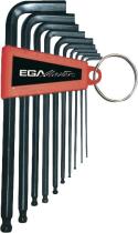 Egamaster Art in innovation AD614967 - JUEGO DE 10 LLAVES HEXAGONALES DE BOLA SERIE LARGA (1,5 MM -