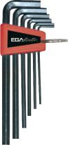 Egamaster Art in innovation AD615127 - JUEGO DE 6 LLAVES HEXAGONALES SERIE LARGA (3 MM - 10 MM) EGA
