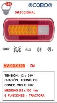 COBO AV020223 - PILOTO POST LEDS 5 FUNC 12-24 VOLTIOS 1079825
