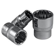 JBM 14521 - VASO CORTO 12 CANTOS 3/8' DE 15MM - CROMADO