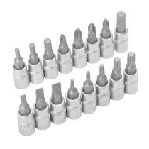 JBM 15379 - CAJA DE VASOS PUNTA DE 1/4' (16 PIEZAS)