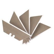 JBM 16751 - 5 CUCHILLAS TRAPEZOIDALES DE 19 MM PARA REF. 54505
