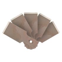 JBM 16753 - 5 CUCHILLAS 16MM RECTAS/ANCHO PARA REF. 54505
