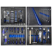 JBM 43708A - SET DE 4 MODULOS EVA CARBONO PARA CARRO DE HERRAMIENTAS - AZ