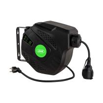 JBM 53584 - CARRETE DE CABLE ELÉCTRICO  12M - VERDE