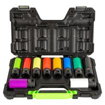 JBM 53988 - SET DE 10 VASOS DE IMPACTO DE 1/2' ESPECIAL EXTRACCIÓN RUED